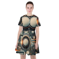 Illustrations Technology Robot Internet Processor Sailor Dress by Ravend