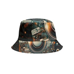 Illustrations Technology Robot Internet Processor Bucket Hat (kids) by Ravend