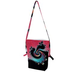 Fractals Abstract Art Digital Art Abstract Art Folding Shoulder Bag by Ravend