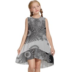 Apple Males Almond Bread Abstract Mathematics Kids  Frill Swing Dress