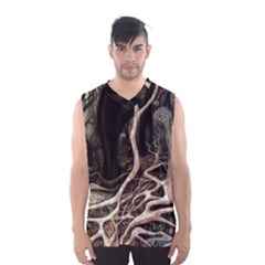 Tree Nature Landscape Forest Men s Basketball Tank Top