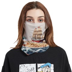 Ai Generated Noodles Pirate Chinese Food Food Face Covering Bandana (two Sides) by danenraven