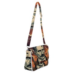 Ai Generated Nikola Tesla Tesla Nikolas Electricity Shoulder Bag With Back Zipper by danenraven