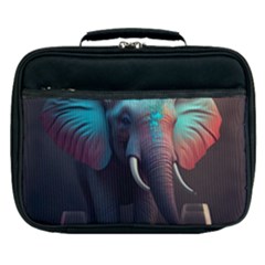 Ai Generated Elephant Tusks Trunk Wildlife Africa Lunch Bag