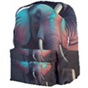 Ai Generated Elephant Tusks Trunk Wildlife Africa Giant Full Print Backpack View4