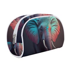 Ai Generated Elephant Tusks Trunk Wildlife Africa Make Up Case (Small)