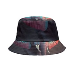 Ai Generated Elephant Tusks Trunk Wildlife Africa Inside Out Bucket Hat