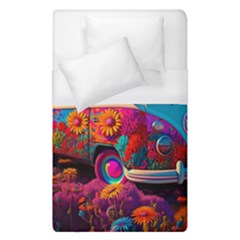 Ai Generated Beetle Volkswagen Bug Car Bus Duvet Cover (single Size) by danenraven