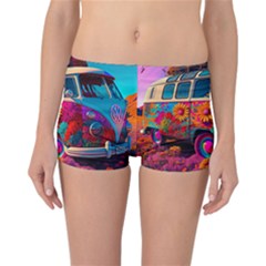 Ai Generated Beetle Volkswagen Bug Car Bus Reversible Boyleg Bikini Bottoms by danenraven