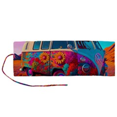 Ai Generated Beetle Volkswagen Bug Car Bus Roll Up Canvas Pencil Holder (m) by danenraven