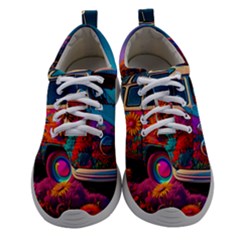 Ai Generated Beetle Volkswagen Bug Car Bus Women Athletic Shoes by danenraven