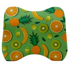 Fruit Tropical Pattern Design Art Pattern Velour Head Support Cushion