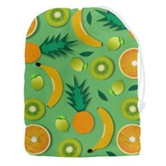 Fruit Tropical Pattern Design Art Pattern Drawstring Pouch (3xl)