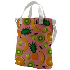 Fruits Tropical Pattern Design Art Canvas Messenger Bag by Ravend