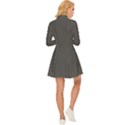 Davy Grey - Long Sleeve Velour Longline Dress View4