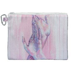 Conceptual Abstract Hand Painting  Canvas Cosmetic Bag (xxl) by MariDein