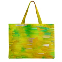 Colorful Multicolored Maximalist Abstract Design Zipper Mini Tote Bag by dflcprintsclothing