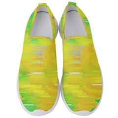 Colorful Multicolored Maximalist Abstract Design Men s Slip On Sneakers