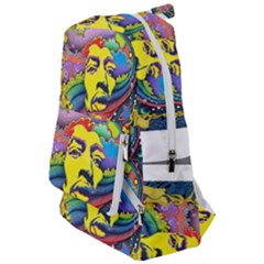 Psychedelic Rock Jimi Hendrix Travelers  Backpack by Jancukart