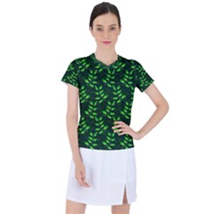 Branches Nature Green Leaves Sheet Women s Sports Top by Ravend