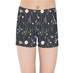 Flowers Floral Pattern Floral Print Kids  Sports Shorts