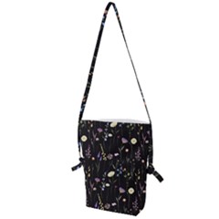 Flowers Floral Pattern Floral Print Folding Shoulder Bag