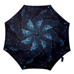 Ai Generated Cherry Blossom Blossoms Art Hook Handle Umbrellas (small)