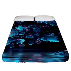 Ai Generated Cherry Blossom Fitted Sheet (king Size)