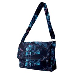 Ai Generated Cherry Blossom Full Print Messenger Bag (m) by Ravend