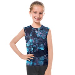 Ai Generated Cherry Blossom Kids  Mesh Tank Top by Ravend