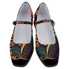 Ai Generated Apple Foliage Women s Mary Jane Shoes by Ravend