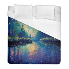 Oil Painting Night Scenery Fantasy Duvet Cover (full/ Double Size)