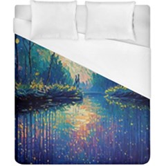 Oil Painting Night Scenery Fantasy Duvet Cover (california King Size)