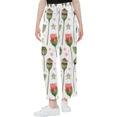 Poppies Red Poppies Red Flowers Women s Pants 