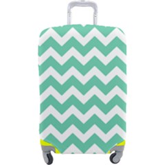 Chevron Pattern Gifts Luggage Cover (large) by GardenOfOphir