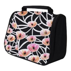 Cheery Watercolor Flowers Full Print Travel Pouch (small) by GardenOfOphir