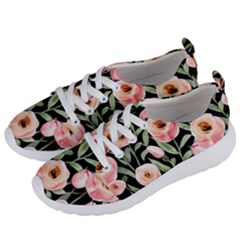 Captivating Watercolor Flowers Women s Lightweight Sports Shoes by GardenOfOphir