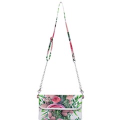 Brilliant Blushing Blossoms Mini Crossbody Handbag by GardenOfOphir