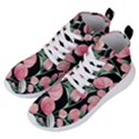 Boho Watercolor Botanical Flowers Women s Lightweight High Top Sneakers View2