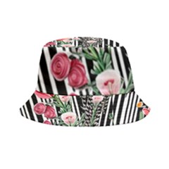 Tropical Paradise - Watercolor Botanical Flowers Inside Out Bucket Hat by GardenOfOphir