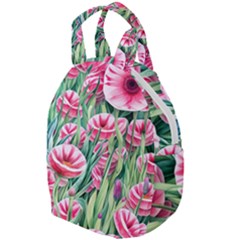 Cute Watercolor Flowers And Foliage Travel Backpacks by GardenOfOphir
