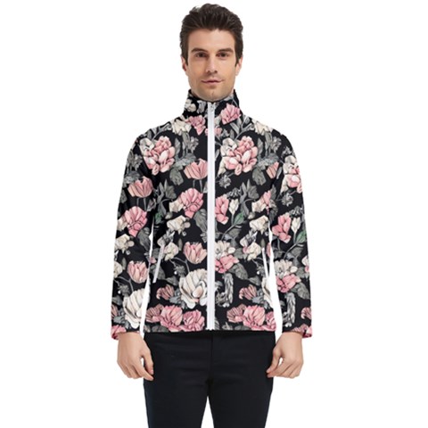 Choice Watercolor Flowers Men s Bomber Jacket by GardenOfOphir