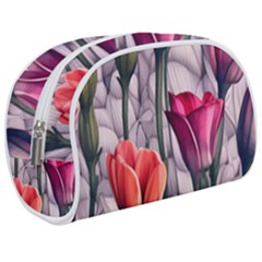 Color-infused Watercolor Flowers Make Up Case (medium) by GardenOfOphir