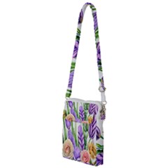 Classy Watercolor Flowers Multi Function Travel Bag by GardenOfOphir