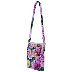 Cherished Watercolor Flowers Multi Function Travel Bag by GardenOfOphir