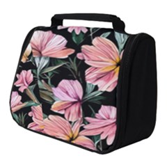 Charming Watercolor Flowers Full Print Travel Pouch (small) by GardenOfOphir