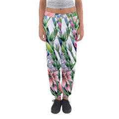 Sumptuous Watercolor Flowers Women s Jogger Sweatpants by GardenOfOphir