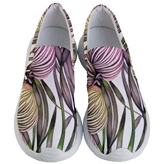 Charming And Cheerful Watercolor Flowers Women s Lightweight Slip Ons by GardenOfOphir
