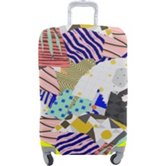 Digital Paper Scrapbooking Abstract Luggage Cover (Large)