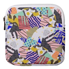 Digital Paper Scrapbooking Abstract Mini Square Pouch